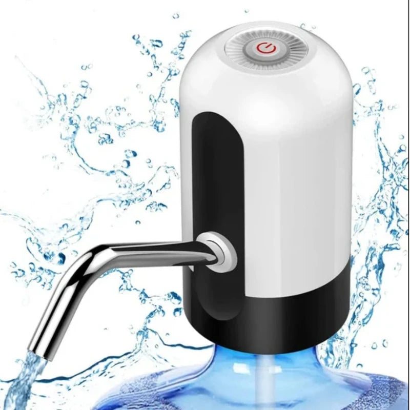 Bomba Elétrica Universal com Carregamento USB para Galão / Garrafão de Água Digital