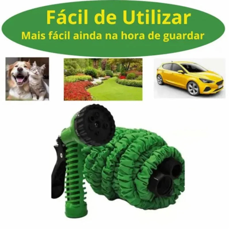 Mangueira mágica expansível elástica de jardim flexível e retrátil de 30 metros