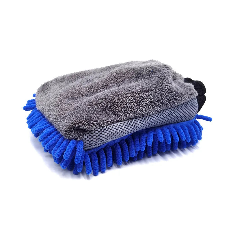 Luva grande de microfibra para lavagem de carros