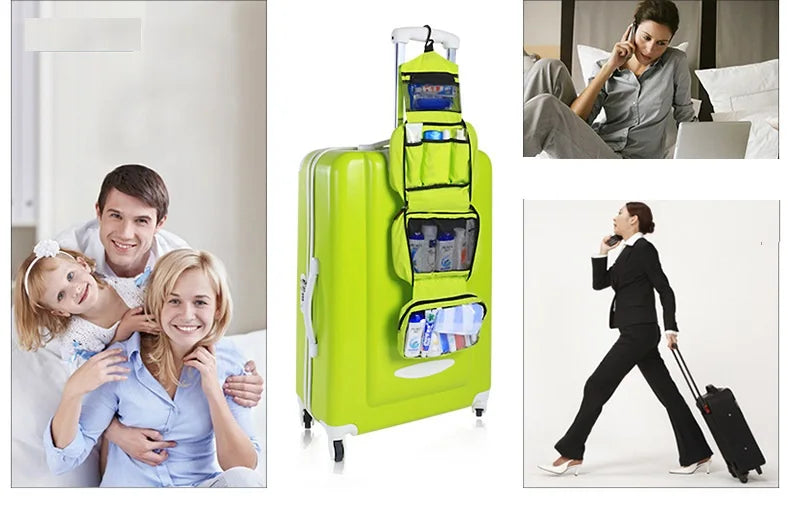 Bolsa grande de maquiagem à prova d'água para homens e mulheres, organizadora de cosméticos e maquiagem para viagem, grande necessidade, bolsa para artigos de higiene pessoal