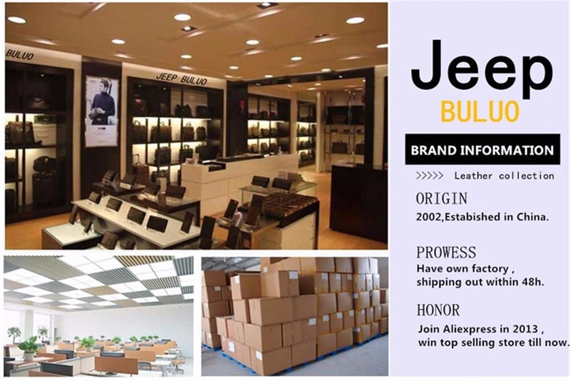 JEEP BULUO - Bolsas de mensageiro crossbody Bolsa de ombro casual de negócios Nova de couro de alta qualidade para homens Moda casual de negócios