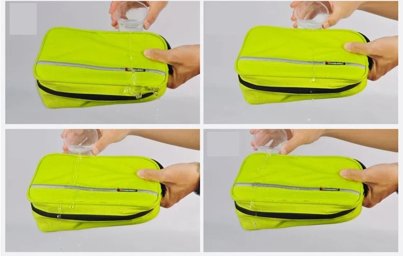 Bolsa grande de maquiagem à prova d'água para homens e mulheres, organizadora de cosméticos e maquiagem para viagem, grande necessidade, bolsa para artigos de higiene pessoal