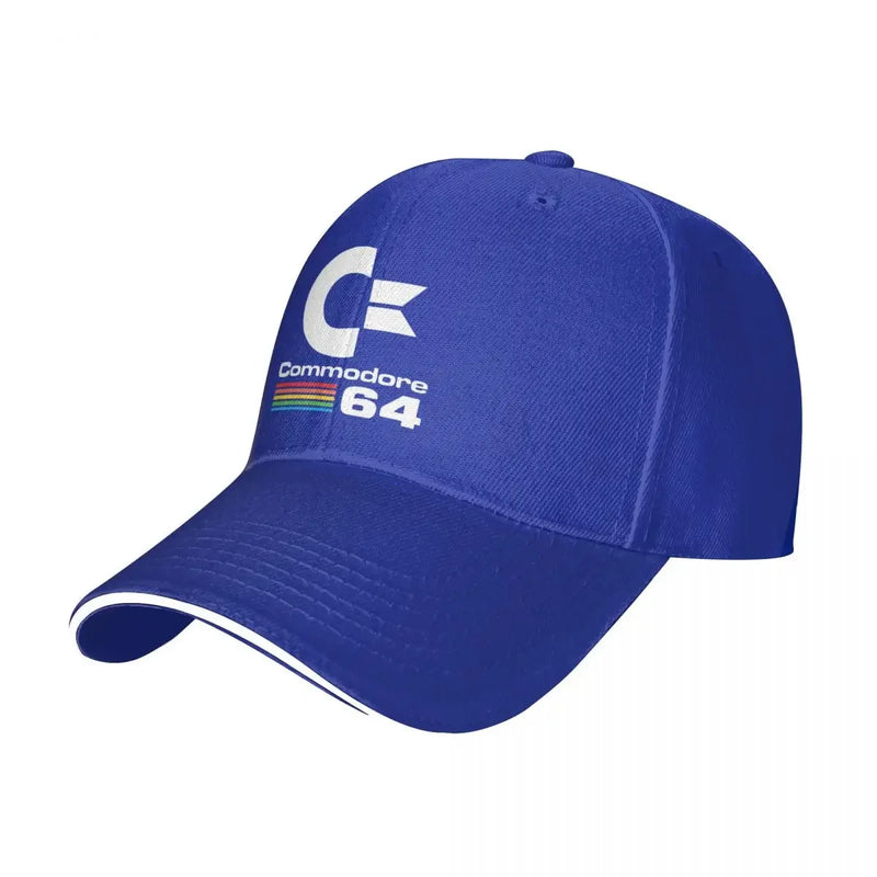 Boné de beisebol com logotipo Commodore 64 Fashion C64 SID Amiga Retro Computer Geek