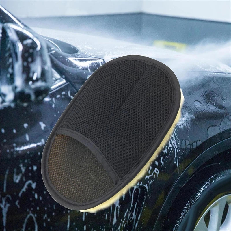 Luva de esponja para limpeza de carro, 1/10 peças