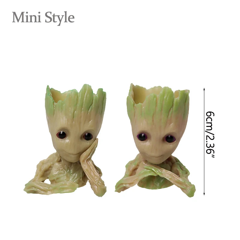 Estatuetas de Groot, artesanato, decoração para casa, escritório,  5 cm