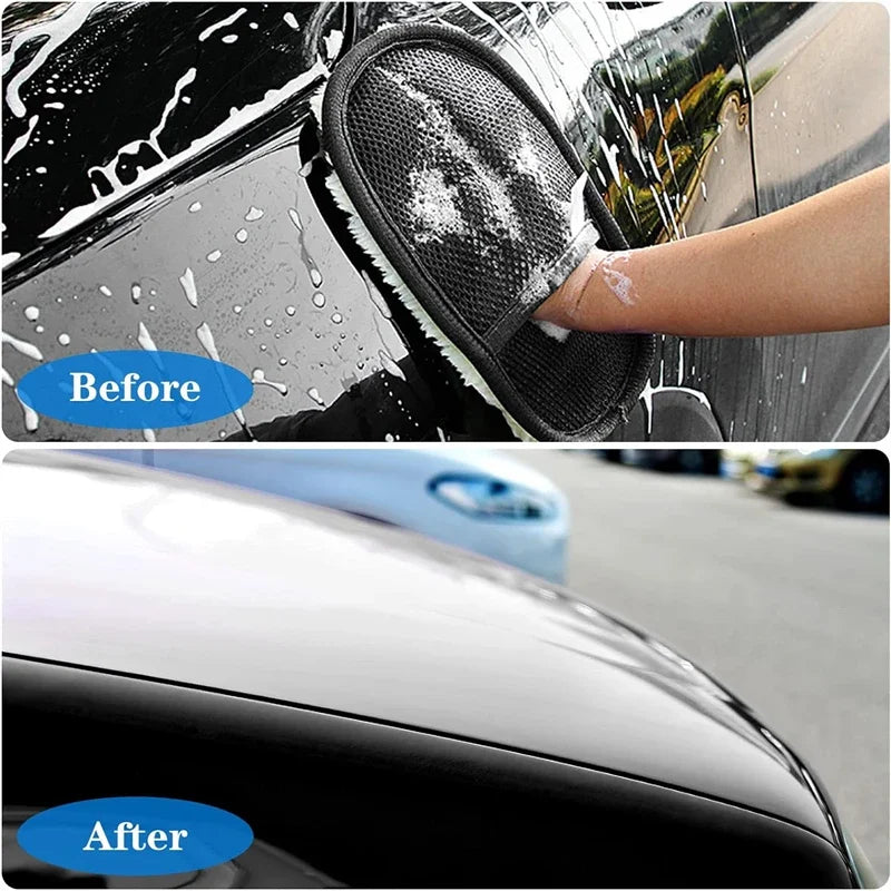 Luva de esponja para limpeza de carro, 1/10 peças