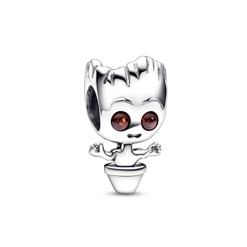 Contas de berloques MINISO 925 prata esterlina para pulseiras originais Harry Potter 925 de 3 mm pingente feminino joias faça você mesmo presentes