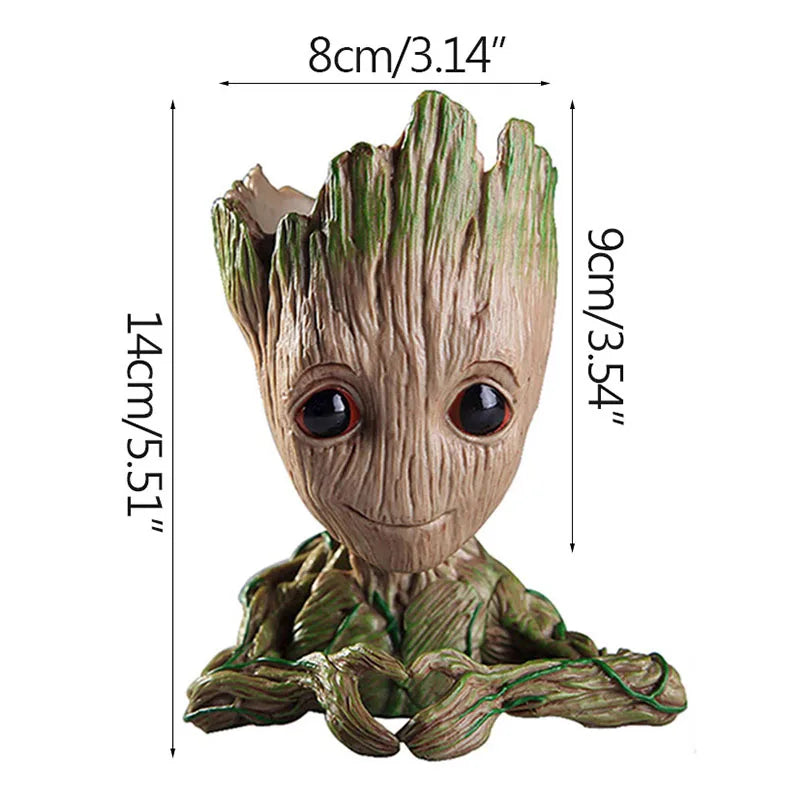 Estatuetas de Groot, artesanato, decoração para casa, escritório,  5 cm