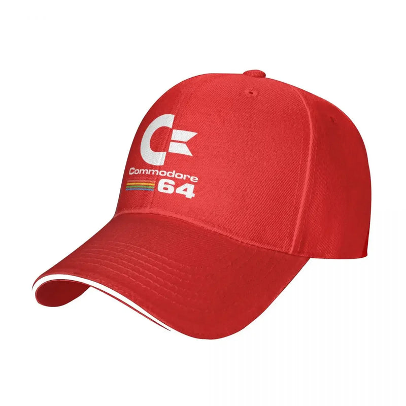 Boné de beisebol com logotipo Commodore 64 Fashion C64 SID Amiga Retro Computer Geek