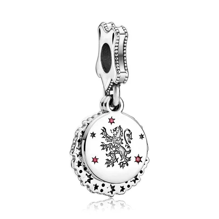 Contas de berloques MINISO 925 prata esterlina para pulseiras originais Harry Potter 925 de 3 mm pingente feminino joias faça você mesmo presentes