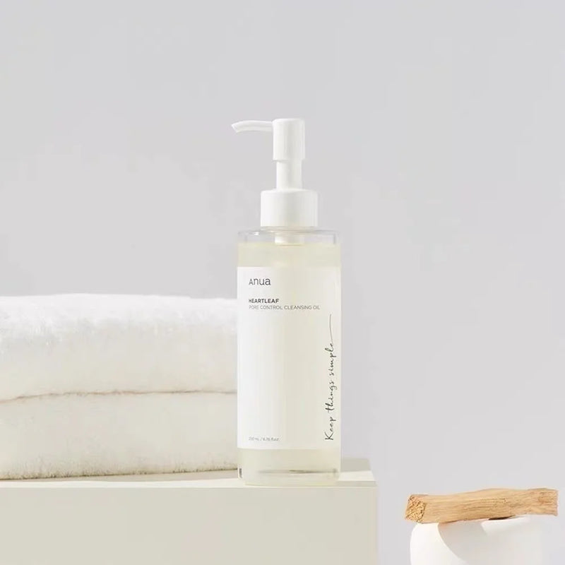 Anua Skincare HeartLeaf 77 Toner Hidratante Óleo de Limpeza de Poros Esfoliante Controle de Oleosidade Quercetina Sabonete Facial Limpeza Profunda