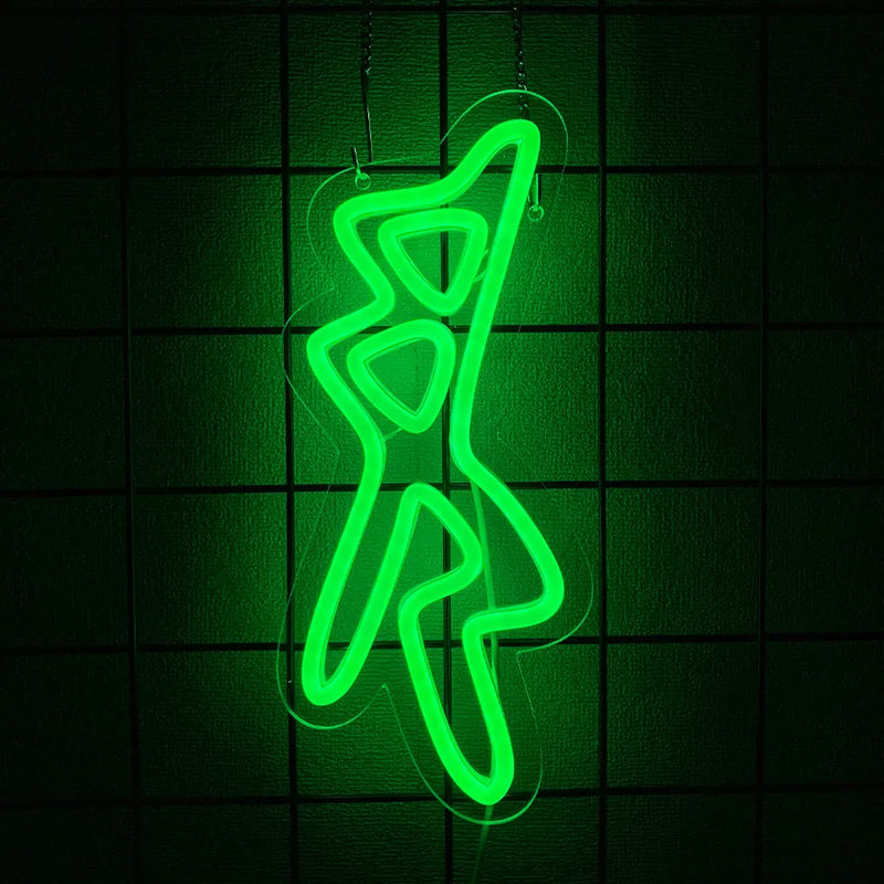 Placa de neon do jogo Cyberpunk Edge Runner para decoração de zona de jogos, luzes LED para sala de jogos, bar de internet ou decoração de quarto