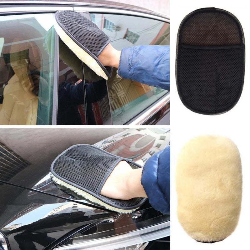 Luva de esponja para limpeza de carro, 1/10 peças