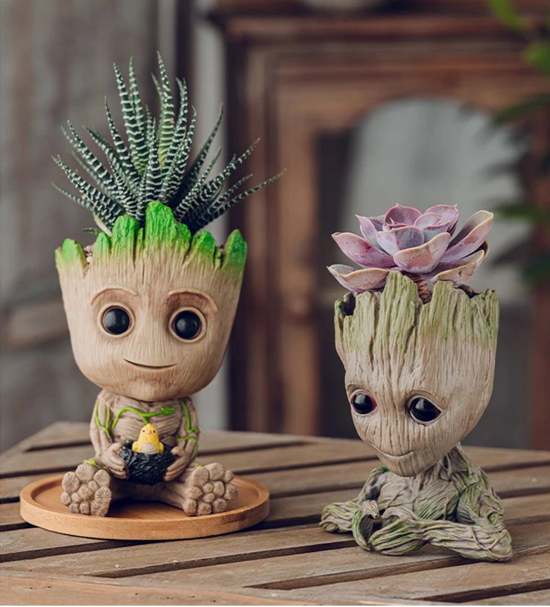 Estatuetas de Groot, artesanato, decoração para casa, escritório,  5 cm
