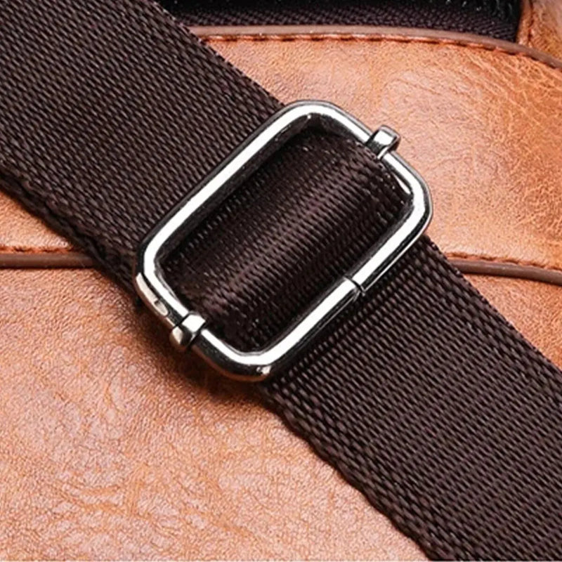 Bolsa transversal masculina vintage de couro, nova bolsa de ombro para homens, marrom, preta, bolsa mensageiro para negócios, com aba