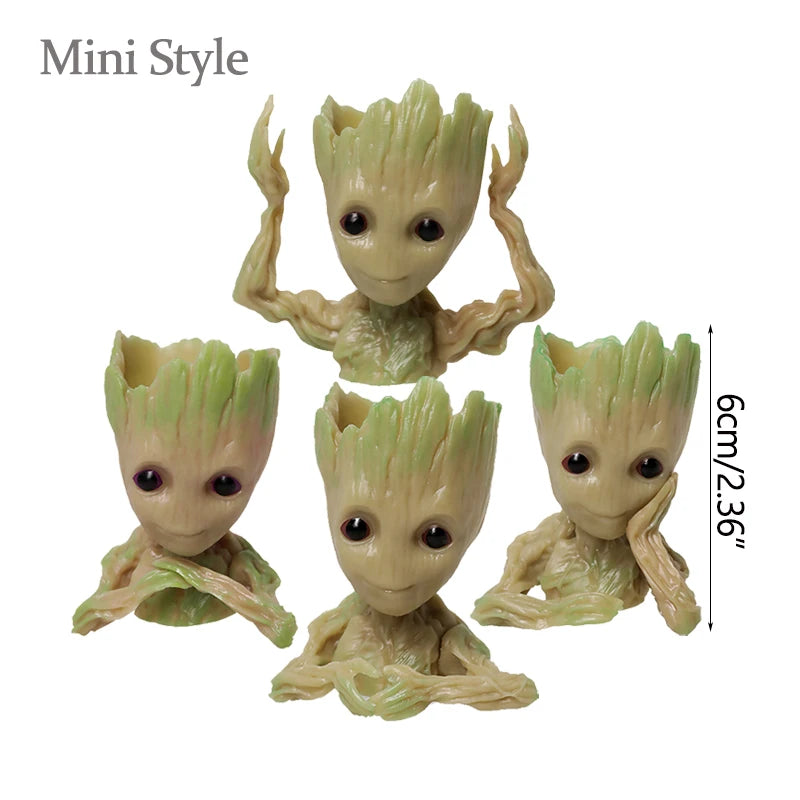 Estatuetas de Groot, artesanato, decoração para casa, escritório,  5 cm