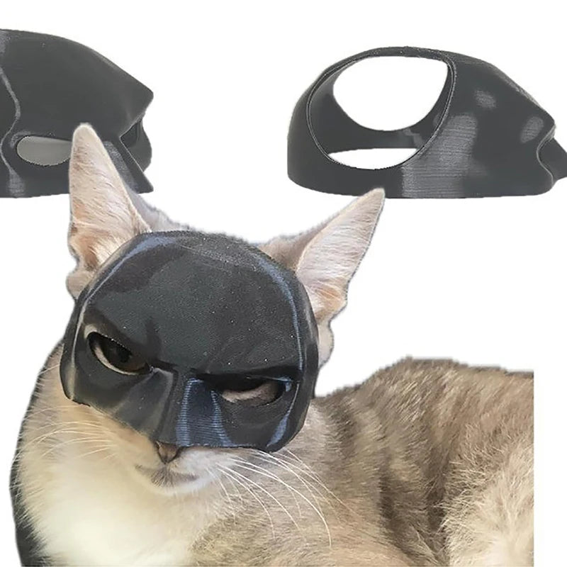 Máscara de gato, brinquedos para animais de estimação
