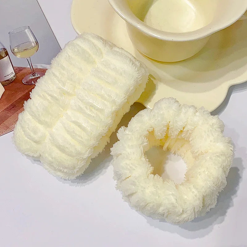 Pulseira de microfibra para lavar o rosto, faixa absorvente para suor e para mulheres, faixa de cabeça
