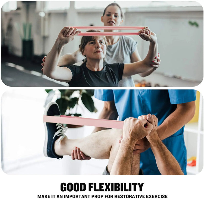 Diferentes faixas de resistência, faixa de ioga, exercícios de fitness, treinamento, faixa de tensão do quadril, agachamento de perna, dança, faixa elástica de estiramento