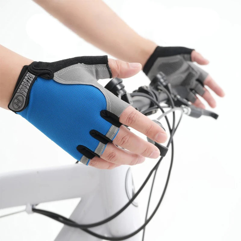 Luvas respiráveis e antiderrapantes para treinamento esportivo e fitness