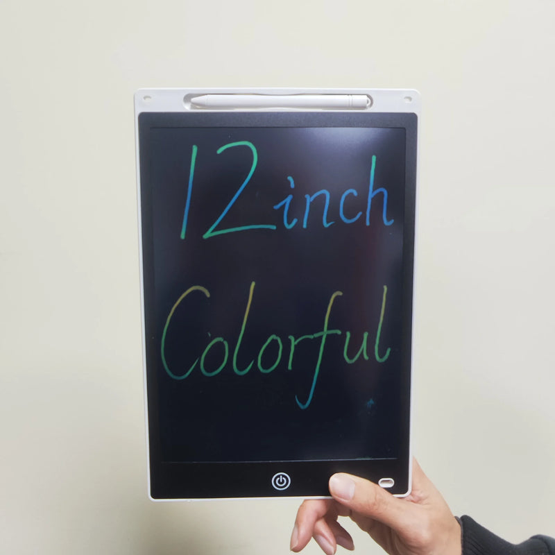 Tablet LCD colorido de 10/12 polegadas para desenho e escrita, prancheta para crianças