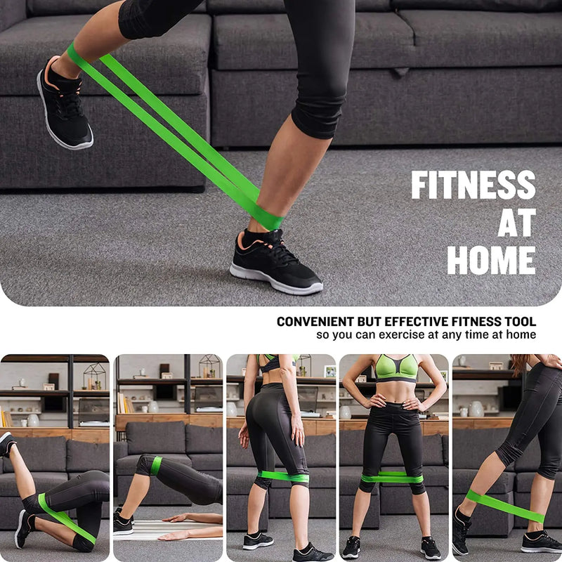 Diferentes faixas de resistência, faixa de ioga, exercícios de fitness, treinamento, faixa de tensão do quadril, agachamento de perna, dança, faixa elástica de estiramento