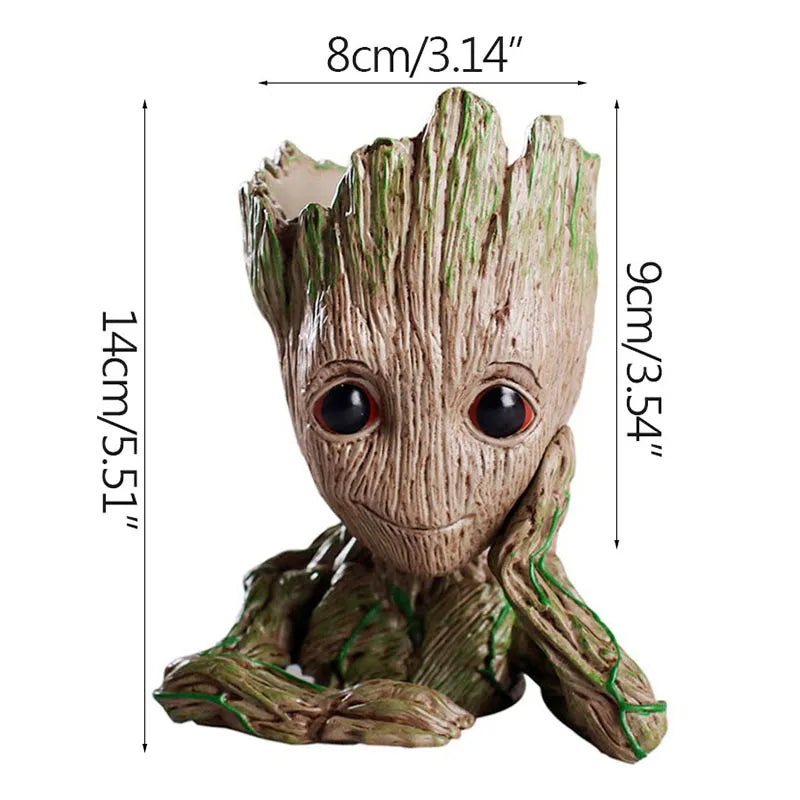 Estatuetas de Groot, artesanato, decoração para casa, escritório,  5 cm