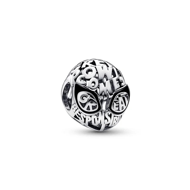 Contas de berloques MINISO 925 prata esterlina para pulseiras originais Harry Potter 925 de 3 mm pingente feminino joias faça você mesmo presentes