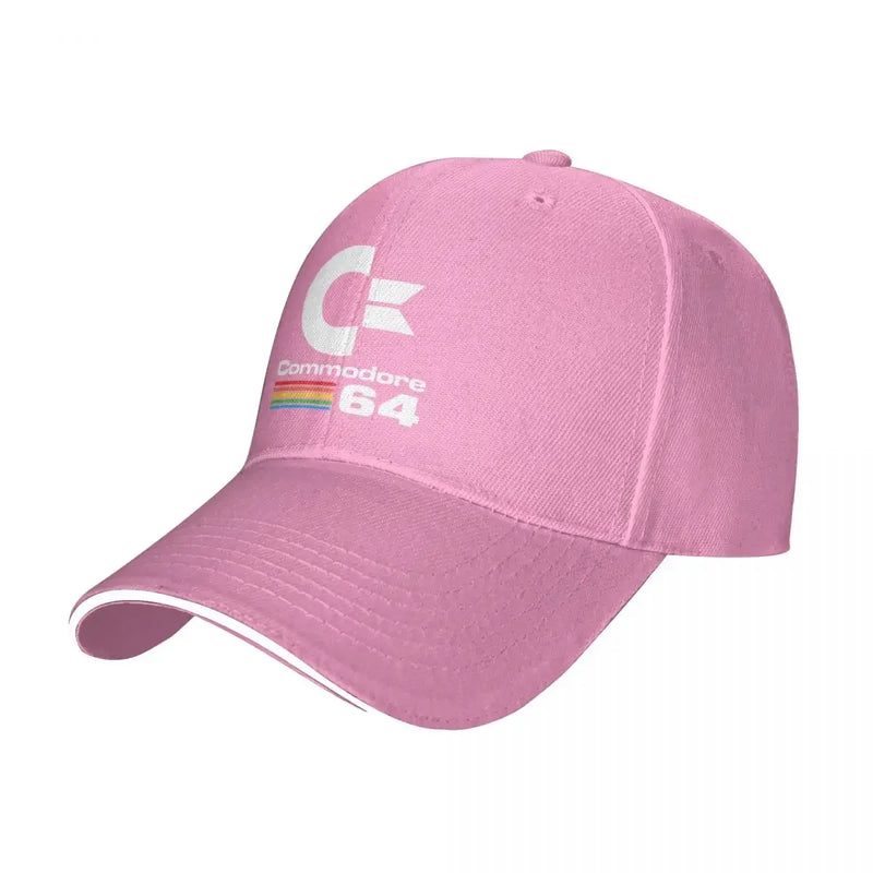 Boné de beisebol com logotipo Commodore 64 Fashion C64 SID Amiga Retro Computer Geek
