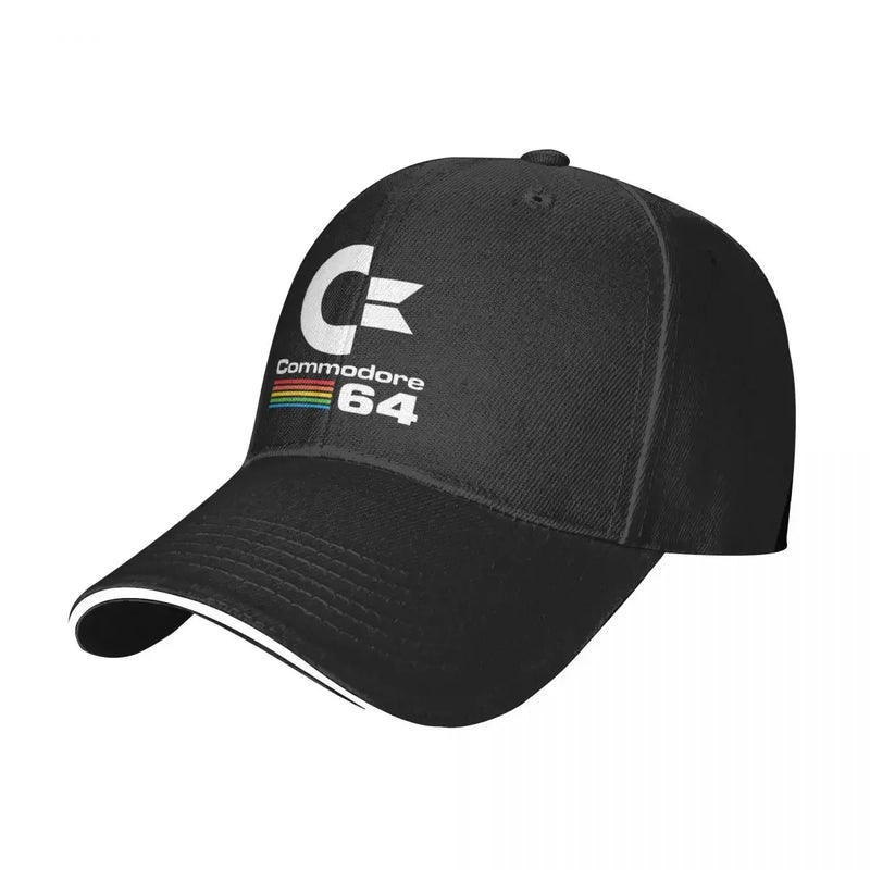 Boné de beisebol com logotipo Commodore 64 Fashion C64 SID Amiga Retro Computer Geek