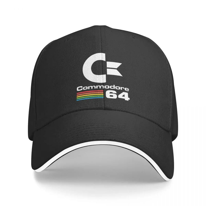 Boné de beisebol com logotipo Commodore 64 Fashion C64 SID Amiga Retro Computer Geek