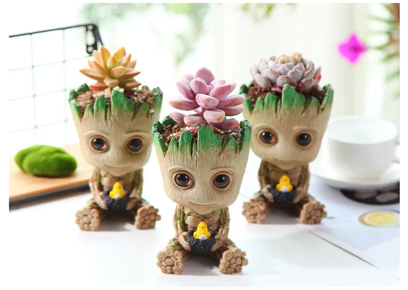 Estatuetas de Groot, artesanato, decoração para casa, escritório,  5 cm