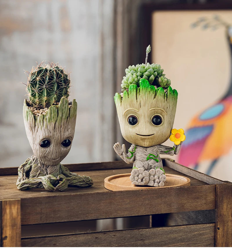 Estatuetas de Groot, artesanato, decoração para casa, escritório,  5 cm
