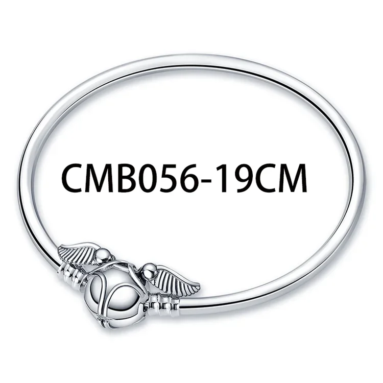 Contas de berloques MINISO 925 prata esterlina para pulseiras originais Harry Potter 925 de 3 mm pingente feminino joias faça você mesmo presentes