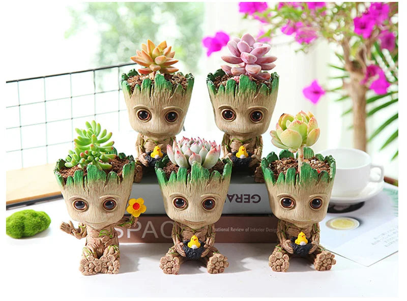 Estatuetas de Groot, artesanato, decoração para casa, escritório,  5 cm