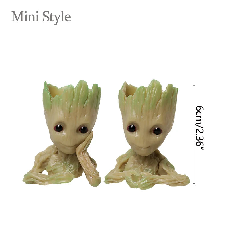 Estatuetas de Groot, artesanato, decoração para casa, escritório,  5 cm