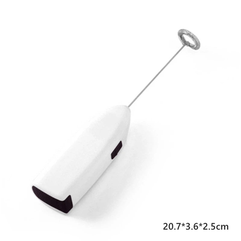 Batedor de leite portátil, máquina de espumar, cafeteira, batedor de ovos, agitador de cappuccino, mini liquidificador portátil