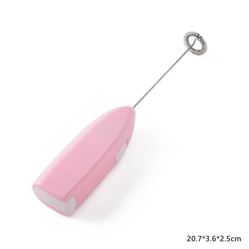 Batedor de leite portátil, máquina de espumar, cafeteira, batedor de ovos, agitador de cappuccino, mini liquidificador portátil