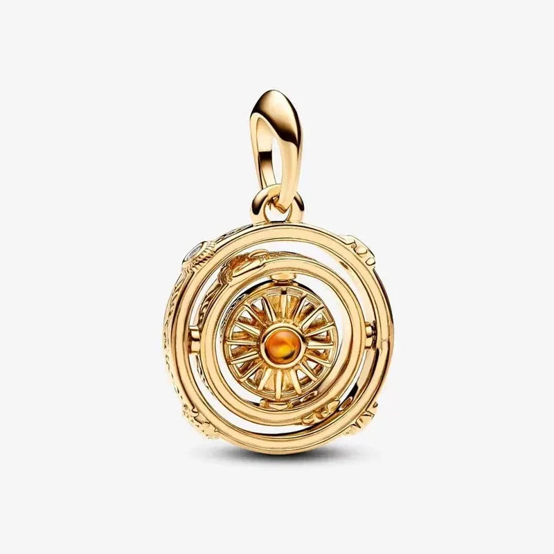 Contas de berloques MINISO 925 prata esterlina para pulseiras originais Harry Potter 925 de 3 mm pingente feminino joias faça você mesmo presentes