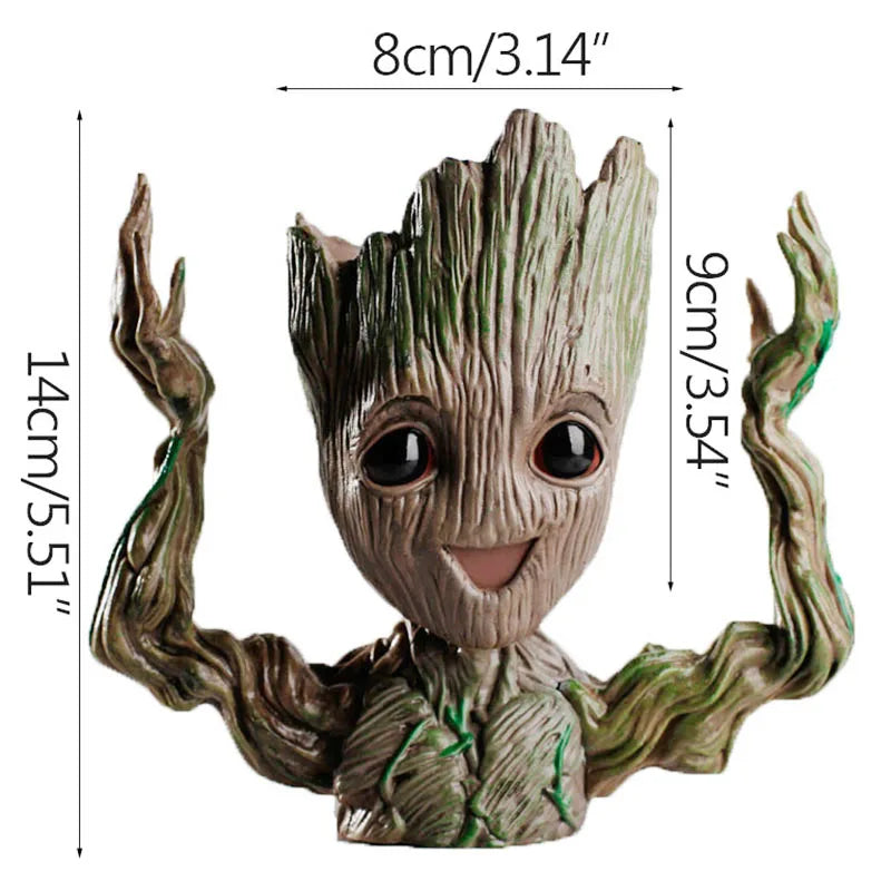 Estatuetas de Groot, artesanato, decoração para casa, escritório,  5 cm