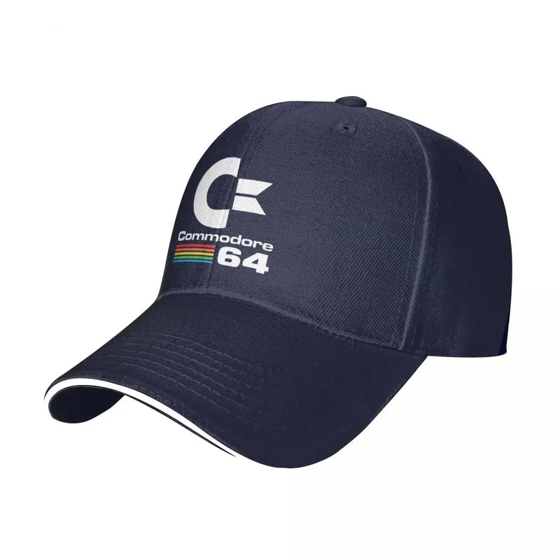 Boné de beisebol com logotipo Commodore 64 Fashion C64 SID Amiga Retro Computer Geek