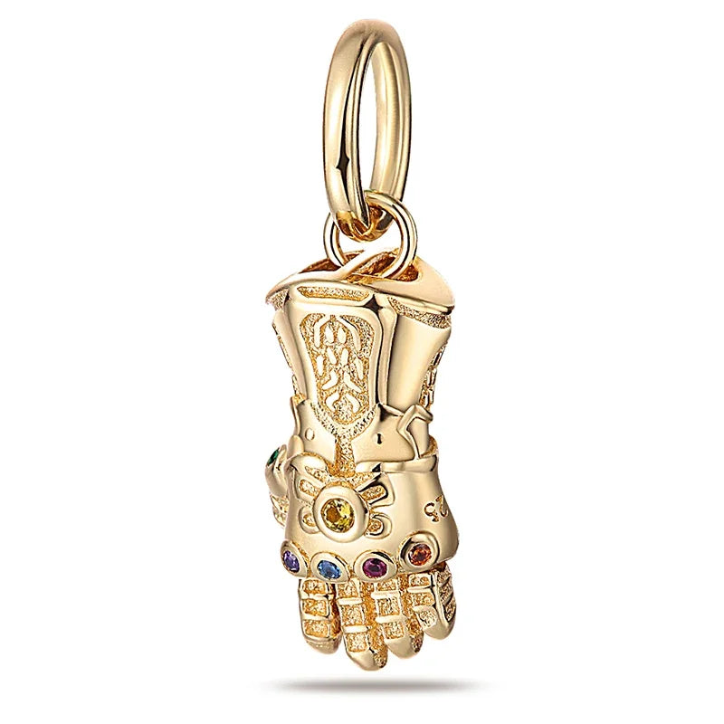 Contas de berloques MINISO 925 prata esterlina para pulseiras originais Harry Potter 925 de 3 mm pingente feminino joias faça você mesmo presentes