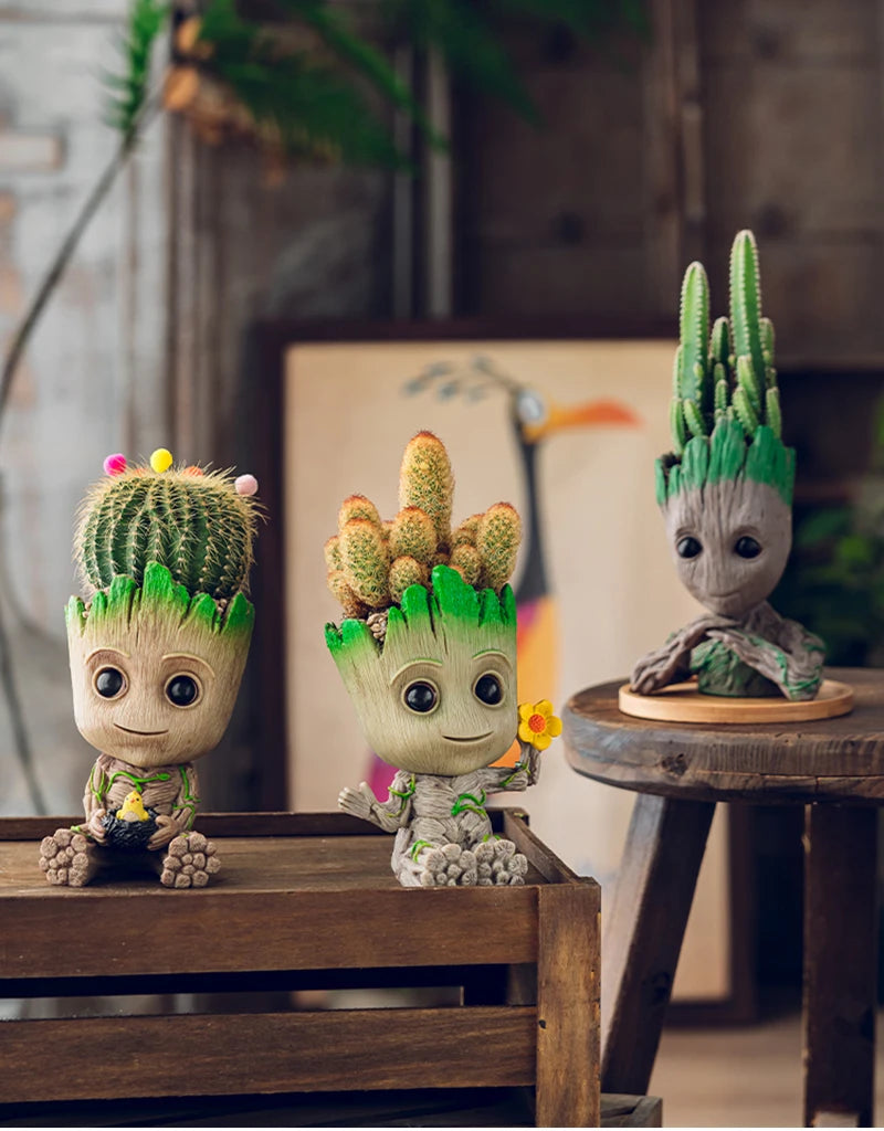 Estatuetas de Groot, artesanato, decoração para casa, escritório,  5 cm
