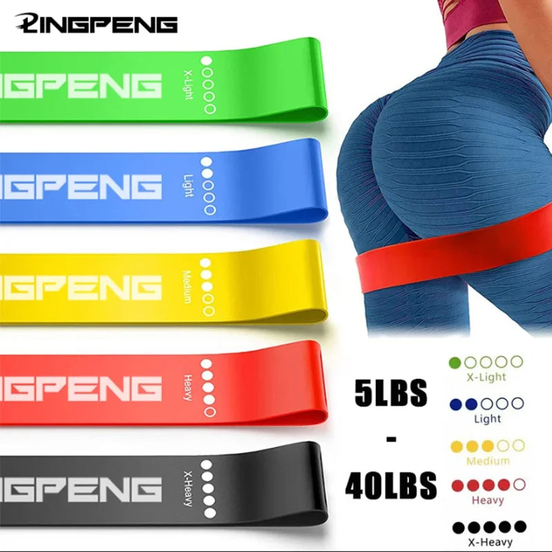 Diferentes faixas de resistência, faixa de ioga, exercícios de fitness, treinamento, faixa de tensão do quadril, agachamento de perna, dança, faixa elástica de estiramento