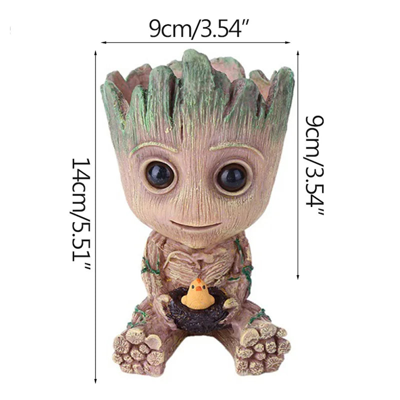 Estatuetas de Groot, artesanato, decoração para casa, escritório,  5 cm