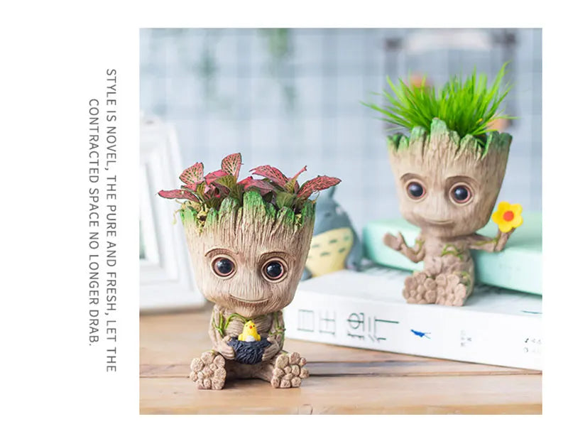 Estatuetas de Groot, artesanato, decoração para casa, escritório,  5 cm
