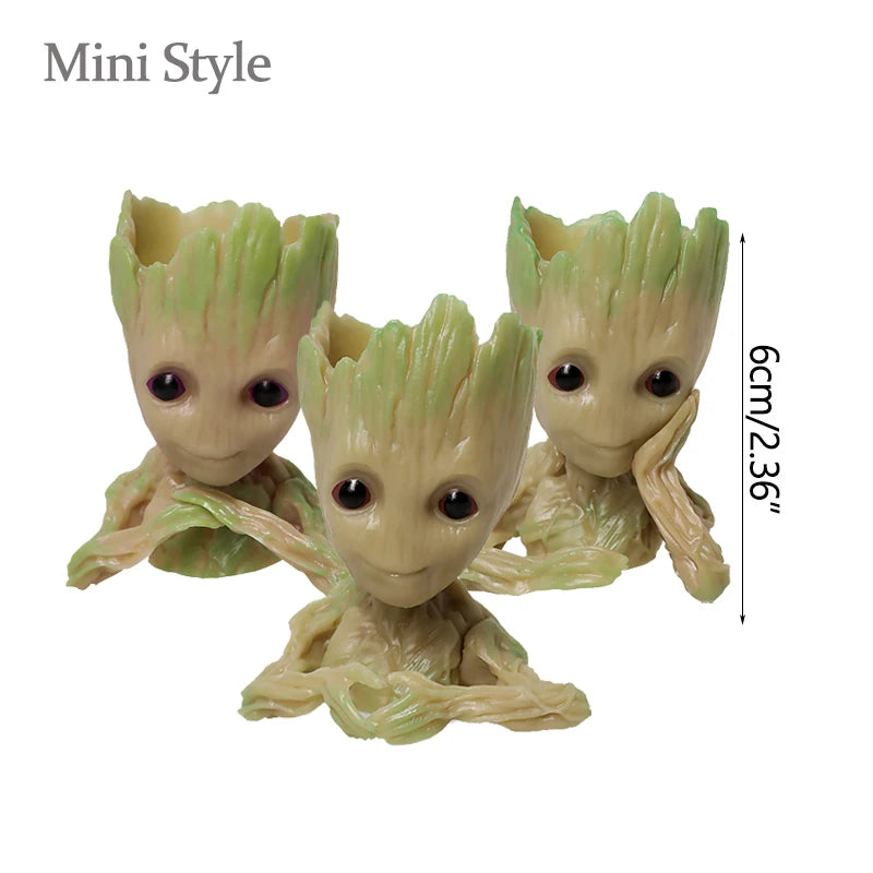 Estatuetas de Groot, artesanato, decoração para casa, escritório,  5 cm