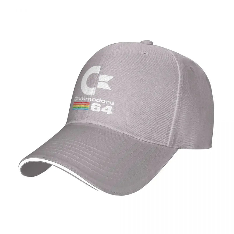 Boné de beisebol com logotipo Commodore 64 Fashion C64 SID Amiga Retro Computer Geek