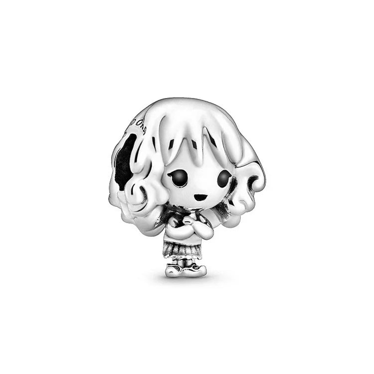 Contas de berloques MINISO 925 prata esterlina para pulseiras originais Harry Potter 925 de 3 mm pingente feminino joias faça você mesmo presentes