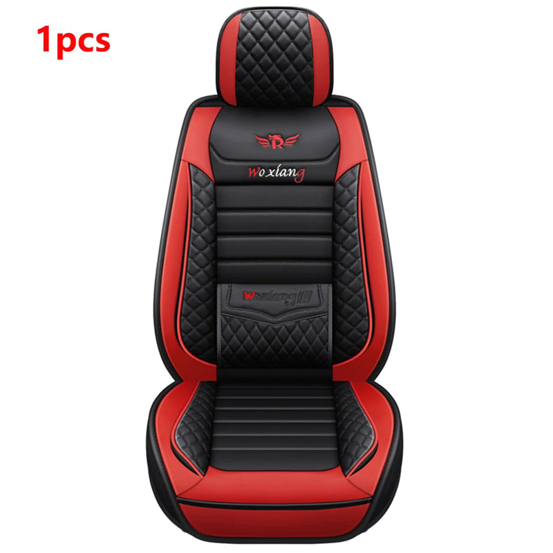 Capa elegante universal para assento de carro em couro sintético da Tand: fácil de limpar, design confortável, compatível com os principais modelos